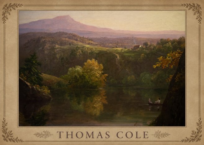 Thomas Cole View of the Catskill Mountains, Early Autumn No4 - Plakat