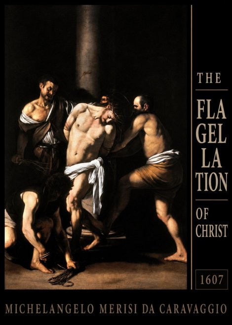 Michelangelo Merisi da Caravaggio The Flagellation of Christ No6 - Plakat