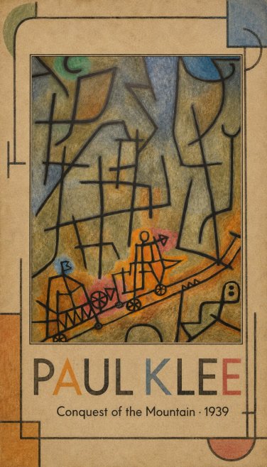 Paul Klee Conquest of the Mountain II No2 - Plakat