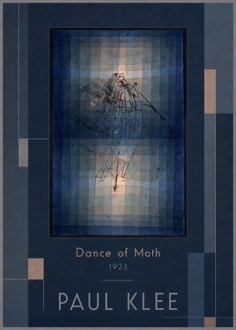 Paul Klee Dance of Moth No1 - Plakat