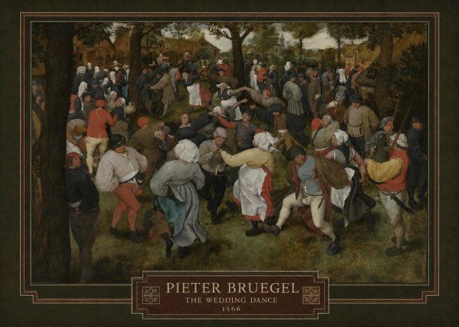 Pieter Bruegel The Wedding Dance I No3 - Plakat