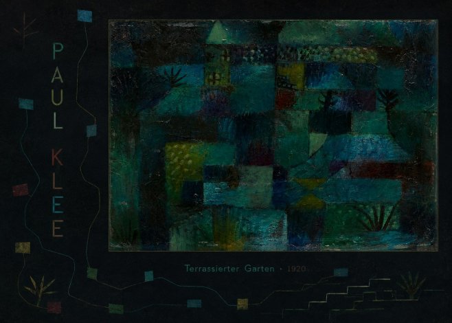 Paul Klee Terrassierter Garten No6 - Plakat