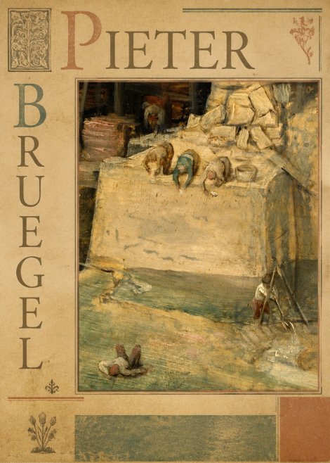 Pieter Bruegel Figures on the Embankment No6 - Plakat