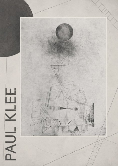 Paul Klee Abstract Study with Sphere and Ladder No6 - Plakat