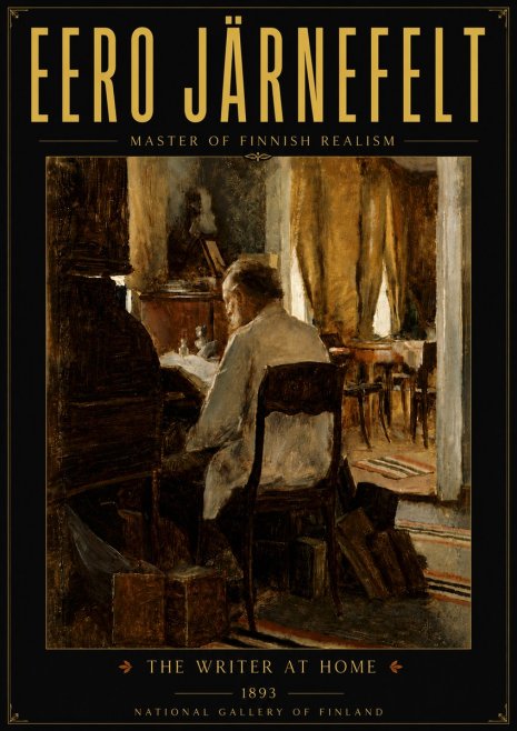 Eero Järnefelt The Writer at Home No6 - Plakat