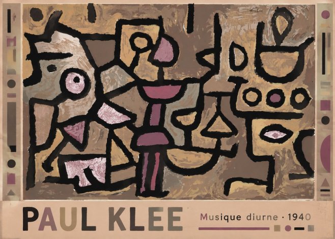 Paul Klee Musique Diurne No1 - Plakat