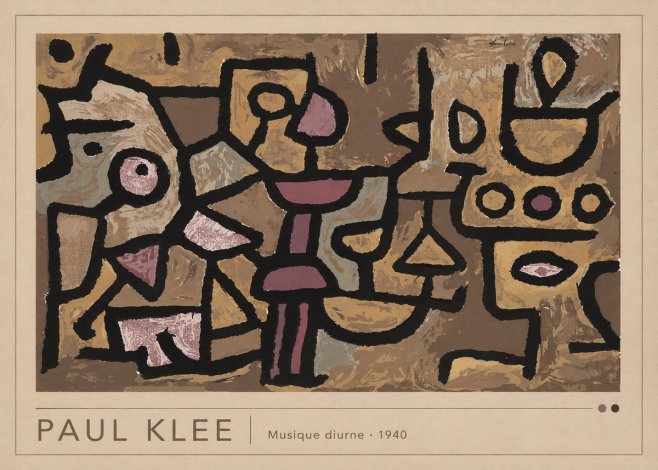 Paul Klee Musique Diurne No2 - Plakat