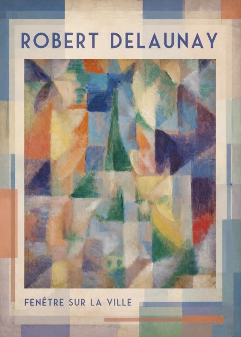 Robert Delaunay Fenêtre Sur La Ville No1 - Plakat