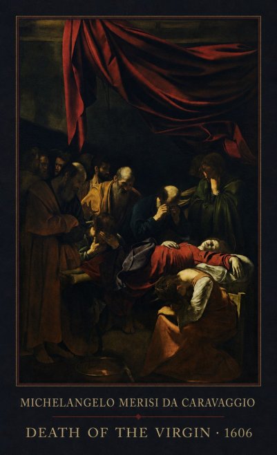 Michelangelo Merisi da Caravaggio Death of the Virgin No1 - Plakat