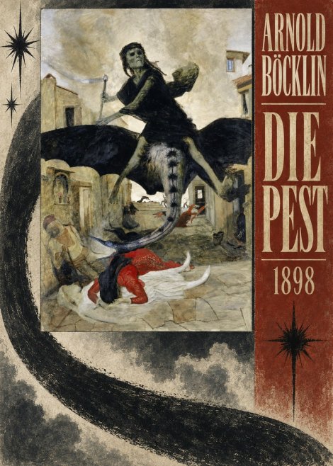 Arnold Böcklin Die Pest II No6 - Plakat