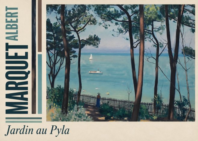 Albert Marquet Jardin Au Pyla No4 - Plakat