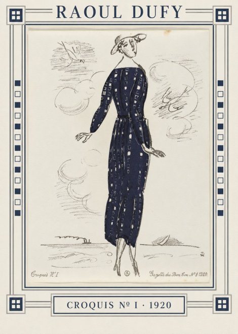 Raoul Dufy Croquis N° I · 1920 No4 - Plakat