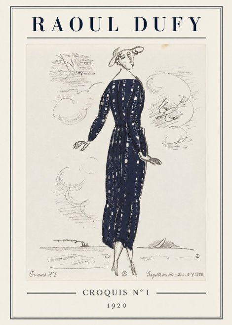 Raoul Dufy Croquis N° I · 1920 No5 - Plakat