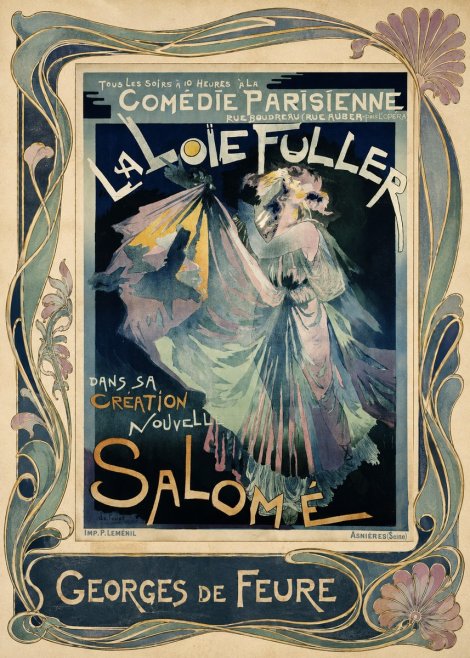 Georges de Feure La Loïe Fuller - Salomé I No1 - Plakat