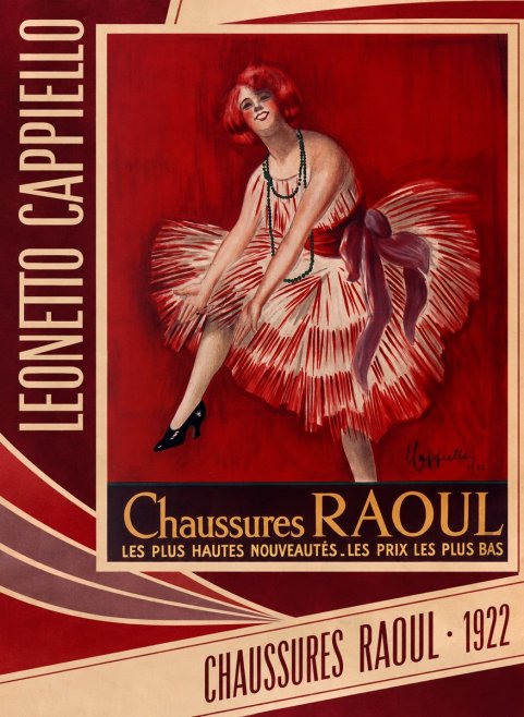 Leonetto Cappiello Chaussures Raoul No2 - Plakat