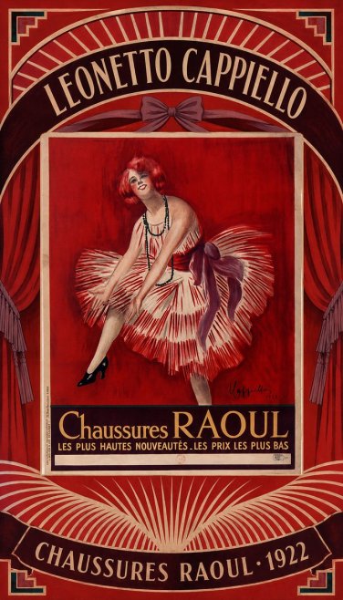 Leonetto Cappiello Chaussures Raoul No3 - Plakat