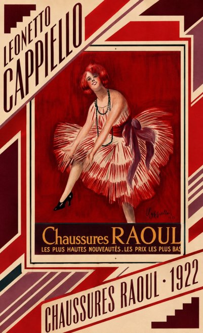 Leonetto Cappiello Chaussures Raoul No5 - Plakat