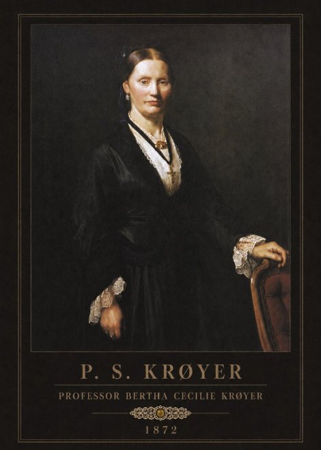 P.S. Krøyer Professor Bertha Cecilie Krøyer No3 - Plakat