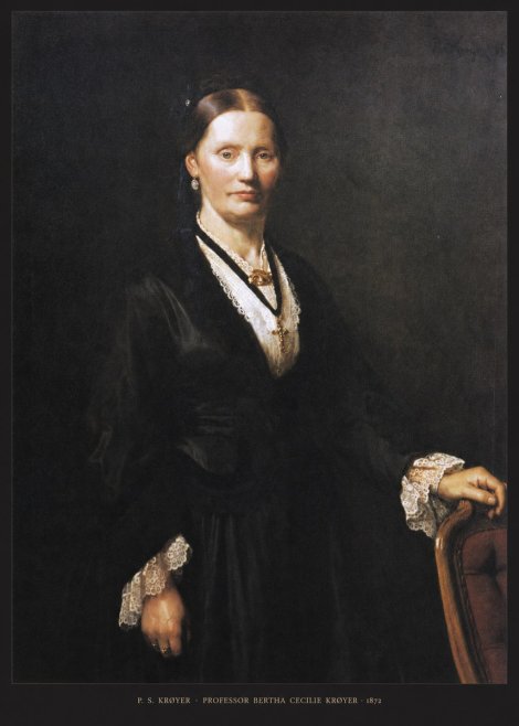 P.S. Krøyer Professor Bertha Cecilie Krøyer No5 - Plakat
