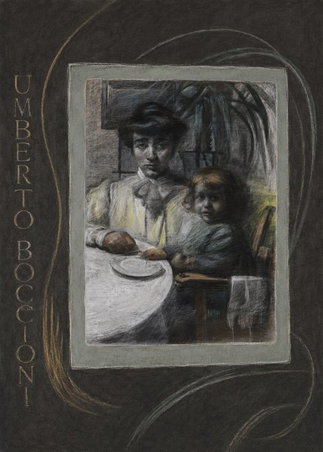 Umberto Boccioni Mother and Sister No3 - Plakat