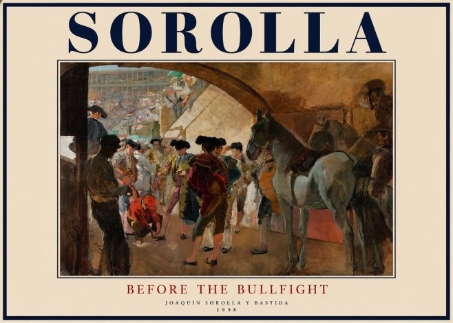 Sorolla Before the Bullfight No3 - Plakat