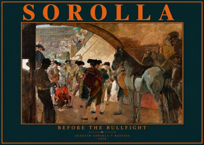 Sorolla Before the Bullfight No6 - Plakat