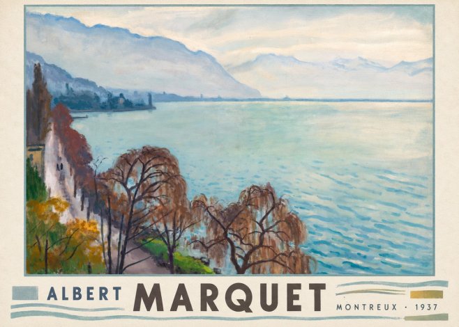 Albert Marquet Montreux No3 - Plakat