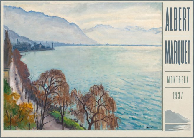 Albert Marquet Montreux No5 - Plakat