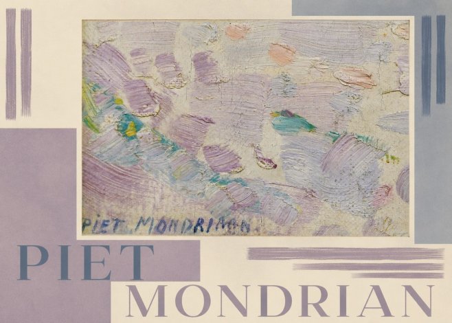 Piet Mondrian Abstract Composition No6 - Plakat