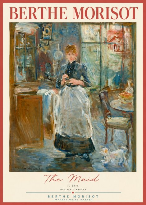 Berthe Morisot The Maid No3 - Plakat