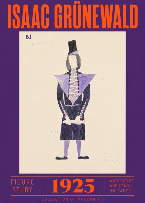 Isaac Grünewald Figure Study, 1925 No2 - Plakat