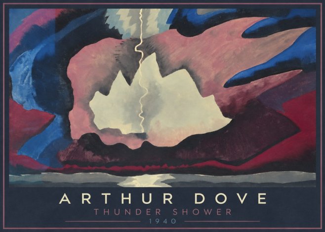 Arthur Dove Thunder Shower No1 - Plakat