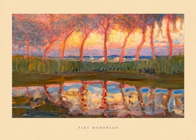 Piet Mondrian Willows No6 - Plakat