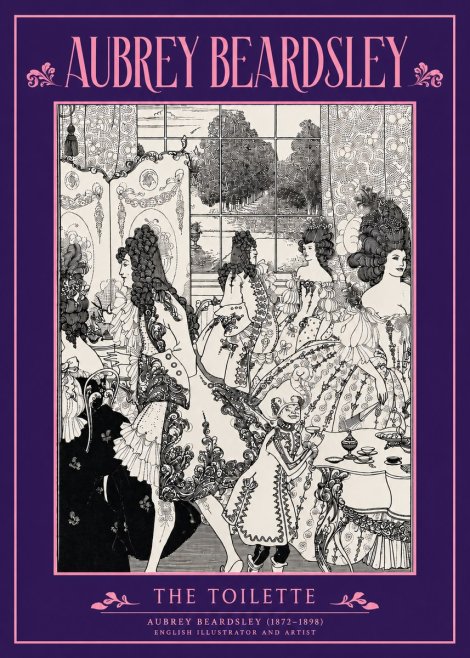 Aubrey Beardsley The Toilette No3 - Plakat