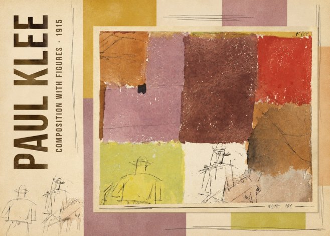 Paul Klee Composition with Figures I No3 - Plakat