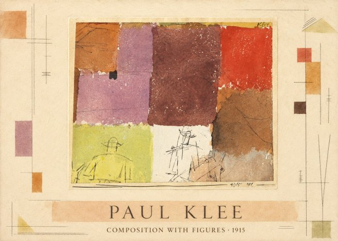 Paul Klee Composition with Figures I No4 - Plakat