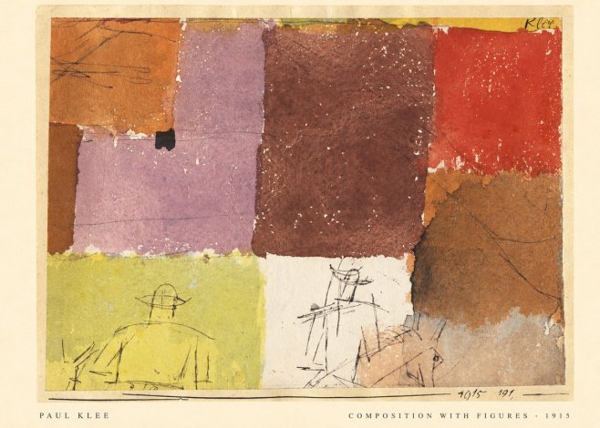Paul Klee Composition with Figures I No5 - Plakat