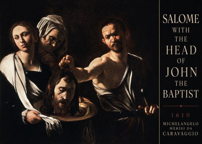 Michelangelo Merisi da Caravaggio Salome with the Head of John the Baptist No3 - Plakat
