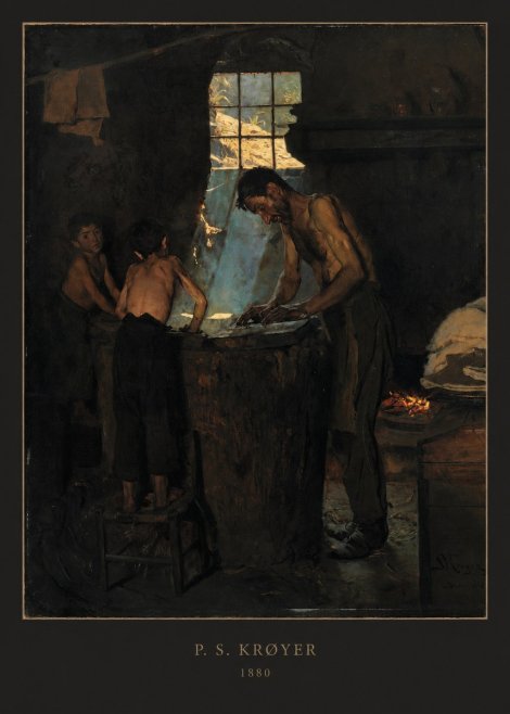 P.S. Krøyer A Forge No4 - Plakat