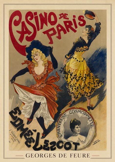 Georges de Feure Edmée Lescot No3 - Plakat