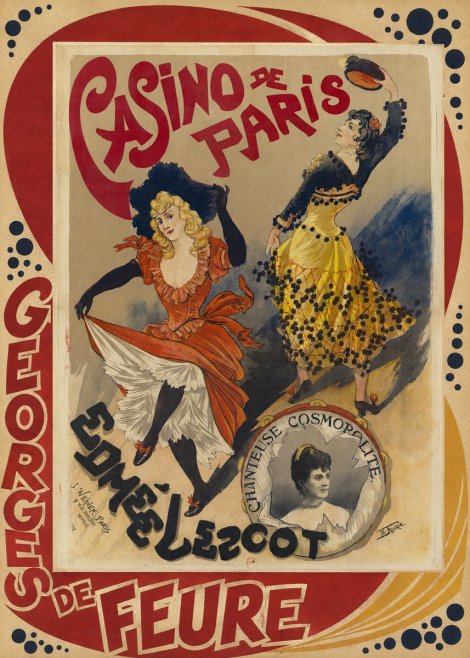 Georges de Feure Edmée Lescot No4 - Plakat
