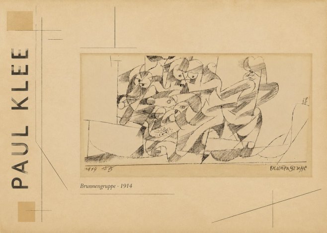 Paul Klee Brunnengruppe No3 - Plakat