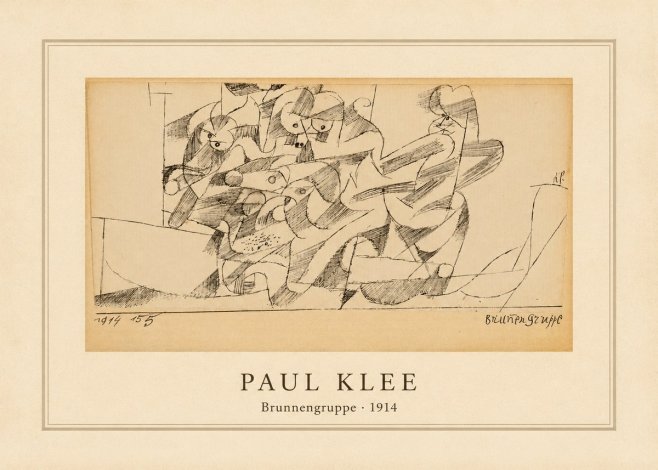 Paul Klee Brunnengruppe No4 - Plakat