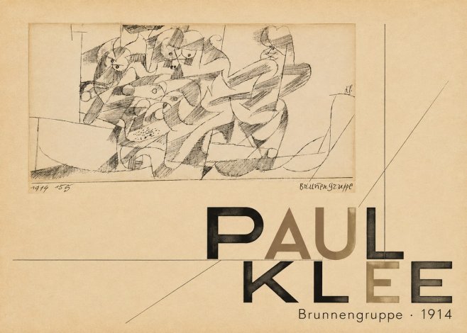 Paul Klee Brunnengruppe No5 - Plakat