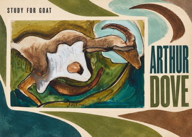 Arthur Dove Study for Goat No5 - Plakat