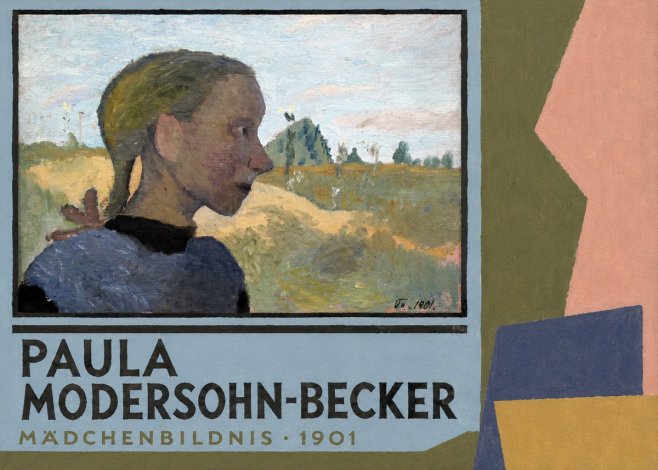 Paula Modersohn-Becker Mädchenbildnis · 1901 No2 - Plakat
