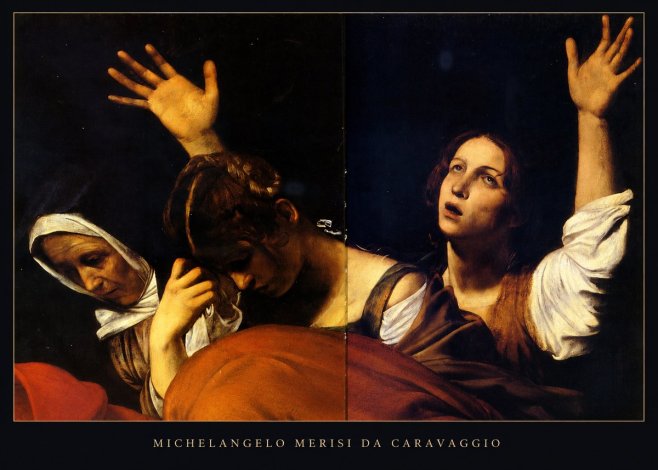 Michelangelo Merisi da Caravaggio The Entombment of Christ I No5 - Plakat