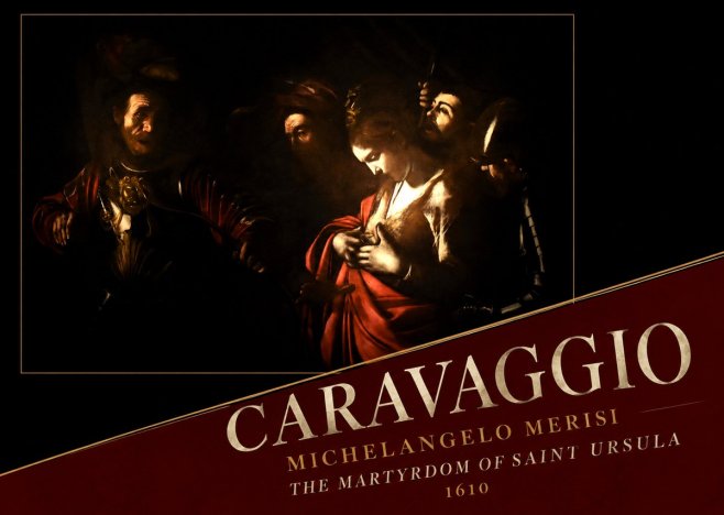 Michelangelo Merisi da Caravaggio The Martyrdom of Saint Ursula No4 - Plakat