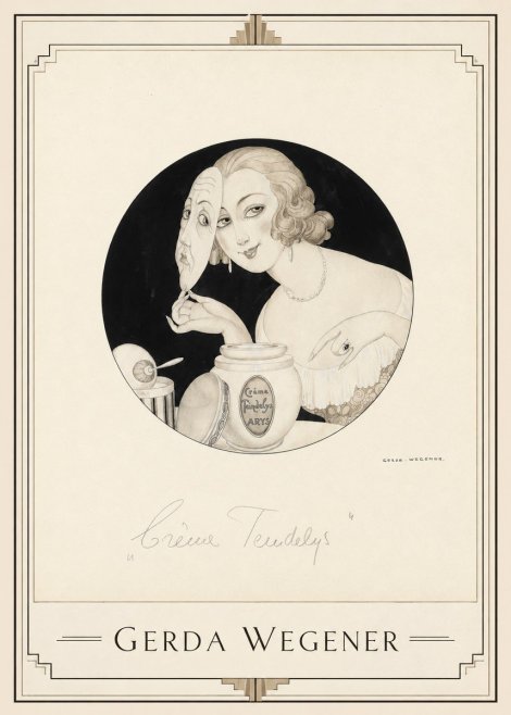 Gerda Wegener Crème Teindelys I No1 - Plakat