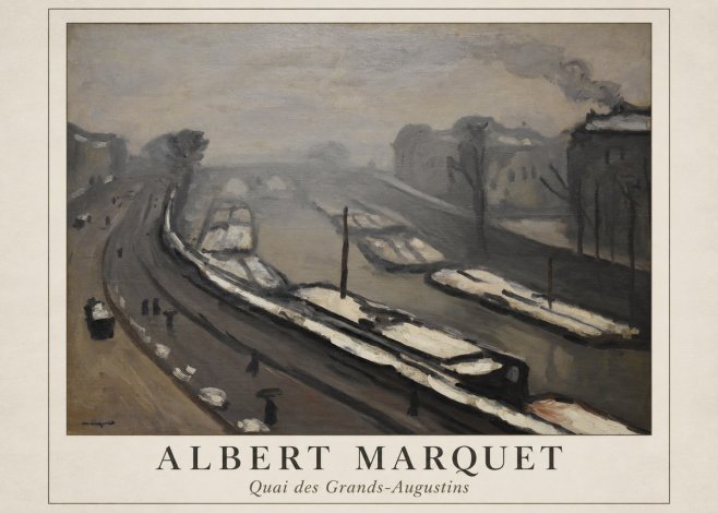 Albert Marquet Quai Des Grands-augustins No1 - Plakat